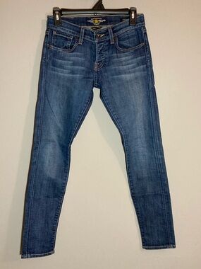 Lucky Brand Juniors Slim Fit Blue Jeans Button Fly Sz 00/24
